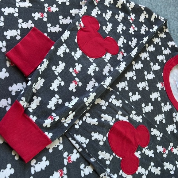 HANNA ANDERSSON Disney Mickey 100% Organic Cotton Pajama Set | Women’s L - Picture 2 of 11